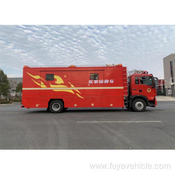 Mobile Fast Food Cooking Emergency Service Dining Truck